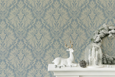 Holiday Decorating with Wallpaper