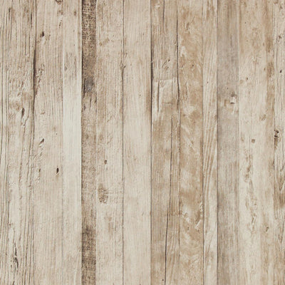 Beach Wood Wallpaper - Beige