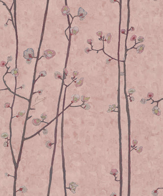 Flowering Plum Tree - Pink Wallpaper