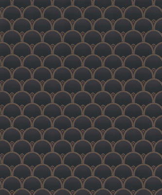 Roaring Roundings Wallpaper - Blue