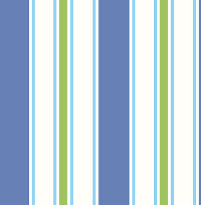 Sunshine Stripe Green Stripe Wallpaper