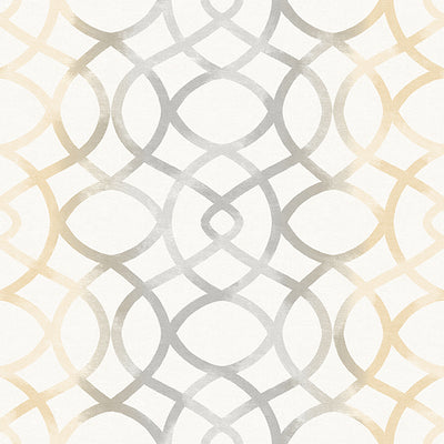 Twister Ginger Trellis Wallpaper