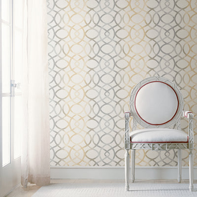 Twister Ginger Trellis Wallpaper