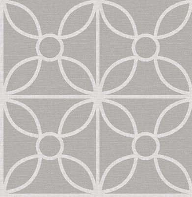 Savvy Grey Geometric Wallpaper