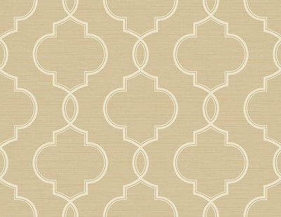 Malo Wheat Sisal Ogee Wallpaper