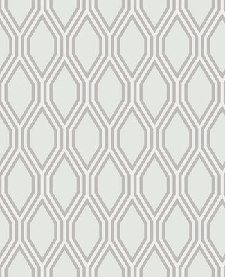 Honeycomb Grey Geometric Wallpaper