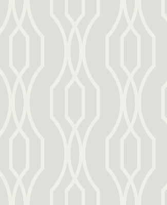 Coventry White Trellis Wallpaper