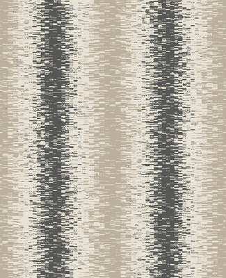 Quake Taupe Abstract Stripe Wallpaper