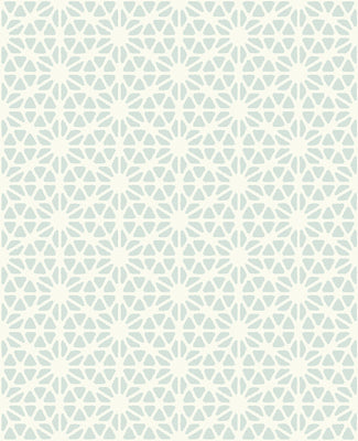 Prism Light Blue Geometric Wallpaper