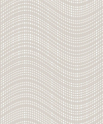 Prudence Cream Wave Wallpaper