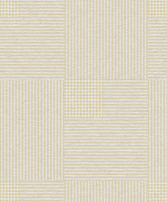 Ronald Beige Squares Wallpaper