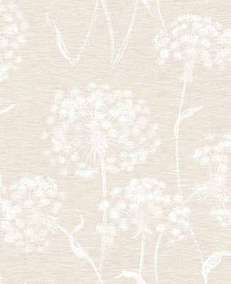 Horatio Cream Dandelion Wallpaper