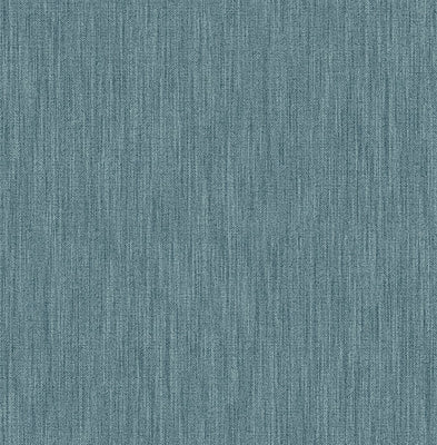 Chiniile Blue Faux Linen Wallpaper