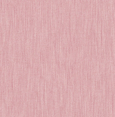 Chiniile Pink Faux Linen Wallpaper