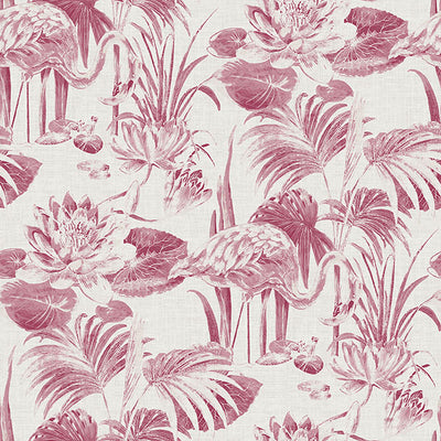 Frolic Magenta Lagoon Wallpaper