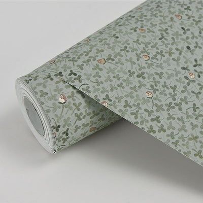 Lark Green Botanical Wallpaper