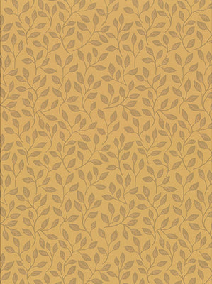 Posey Mustard Vines Wallpaper