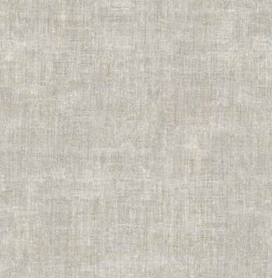 Gramercy Grey Linen Wallpaper