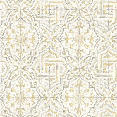 Sonoma Yellow Beach Tile Wallpaper