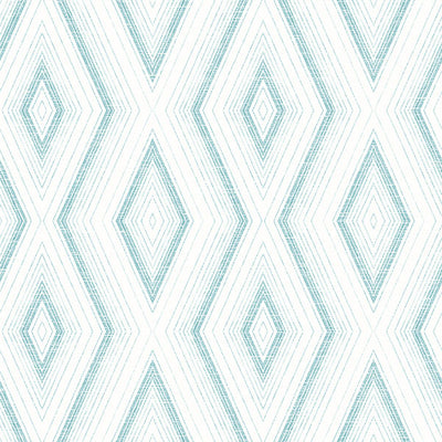 Santa Cruz Turquoise Geometric Wallpaper