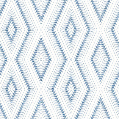 Santa Cruz Blue Geometric Wallpaper