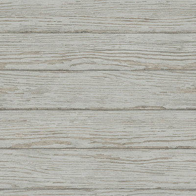 Rehoboth Grey Distressed Wood Wallpaper