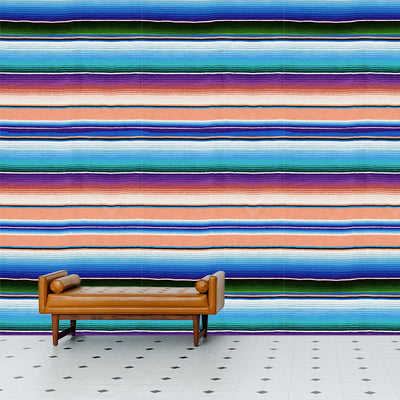 Serape Wallpaper - Azul