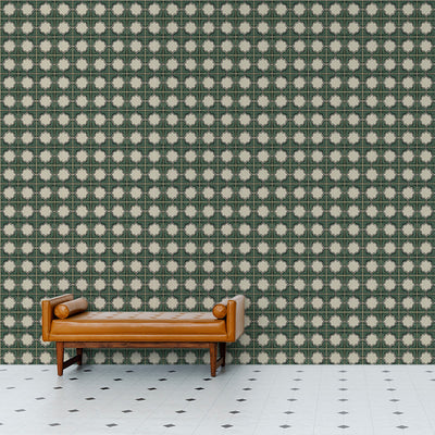 Claudia Faux Tile Wallpaper