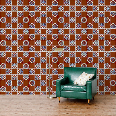 Maria Faux Tile Wallpaper