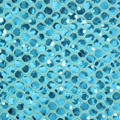 Large Sequins Wallpaper - Blue