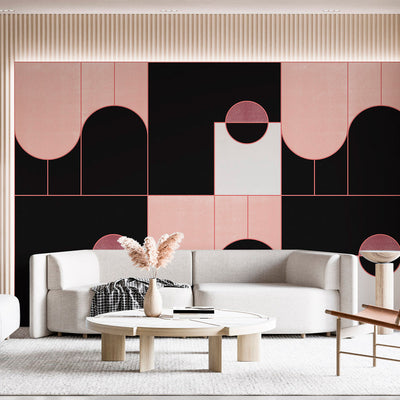 Hialeah - Mural - Black and Pink