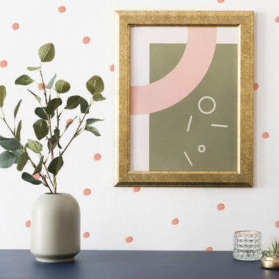 Dots Wall Decal - Coral