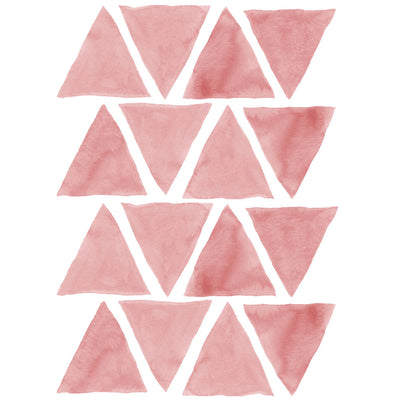 Triangles Wall Decal - Pink