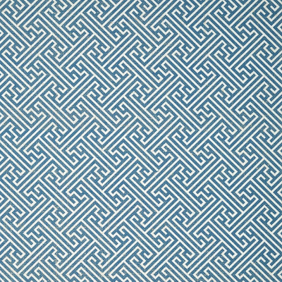 Charlotte Raffia Wallpaper - Blue and White