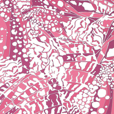 Puccini Wallpaper - Fuchsia