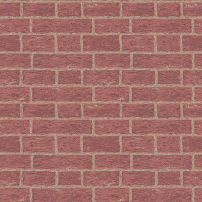 Masonry Wallpaper - Crimson