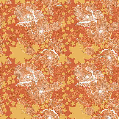 Donna Wallpaper - Tangerine