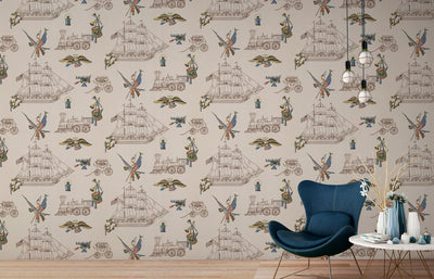 Old Americana Wallpaper