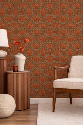 Valencia Damask Wallpaper