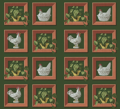 Hen House Wallpaper