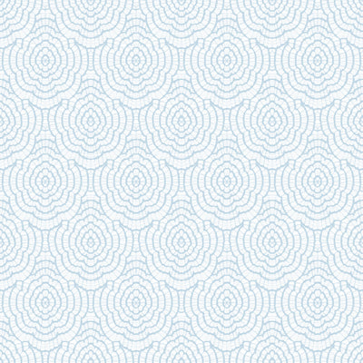 Charlotte's Lace Wallpaper - Pale Blue