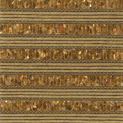 Copper Stripe Mica Wallpaper