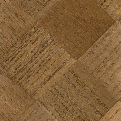 Cumin Diagonal Check Wood Wallpaper