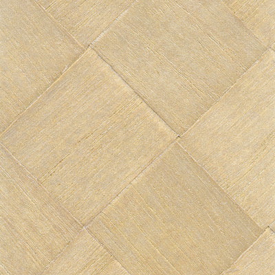 Cream Diagonal Check Wood Wallpaper