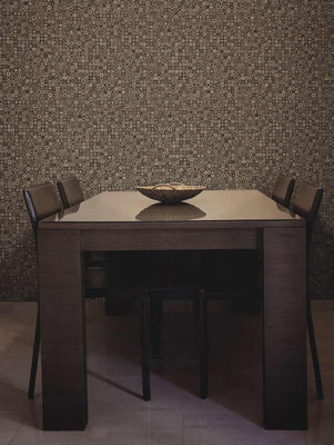 Desire | Graphite Squares Wallcovering