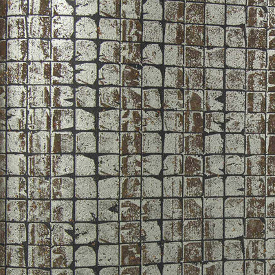 Silver Tile Wallcovering