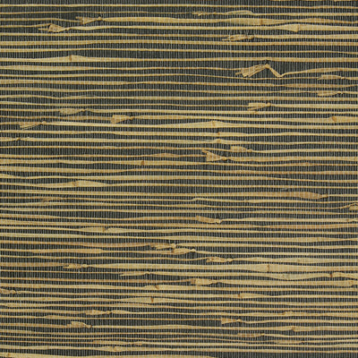 Exotic Naturals | Charcoal Beige Grasscloth Wallpaper