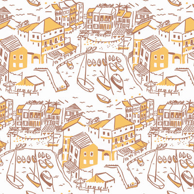 Portofino Wallpaper - Saffron