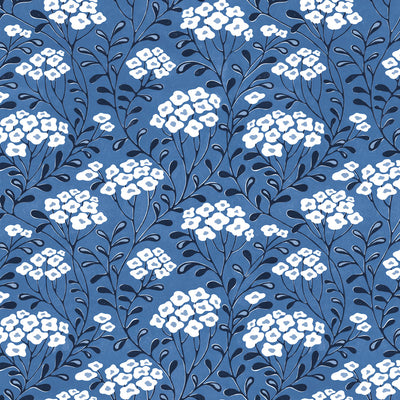 Meadow Flowers Wallpaper - Indigo