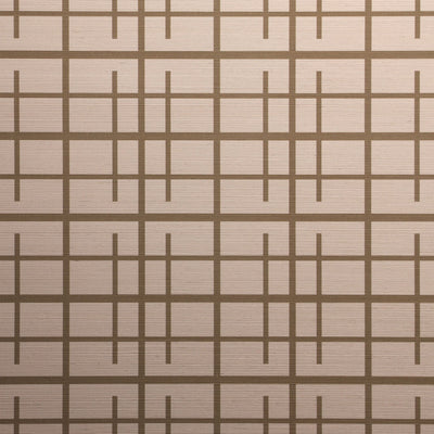 Soshi Grasscloth Wallpaper - Golden Brown